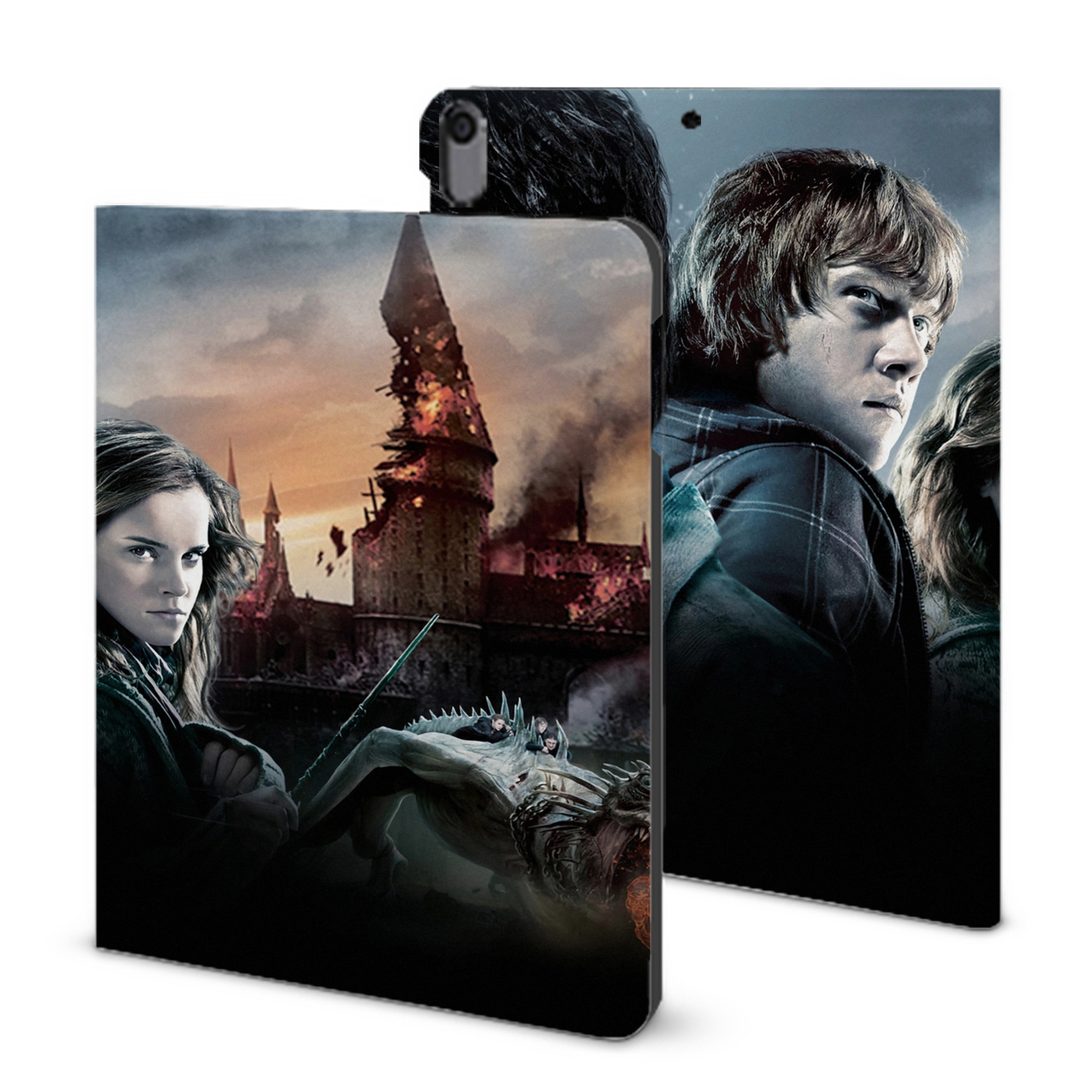 （画像用） Harry Potter ハリー・ポッターシリーズ IPad ケース ブック型 PUレザー TPU 耐衝撃 軽量 薄型 ペン収納なし 全面保護 IPad 各モデル対応